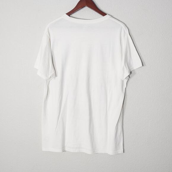 Way to Celebrate Skull Graphic T-Shirt Grunge Horrorcore Punk Streetwear White L - Picture 2 of 8